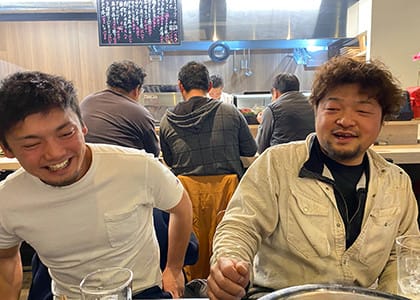 アットホームな職場環境